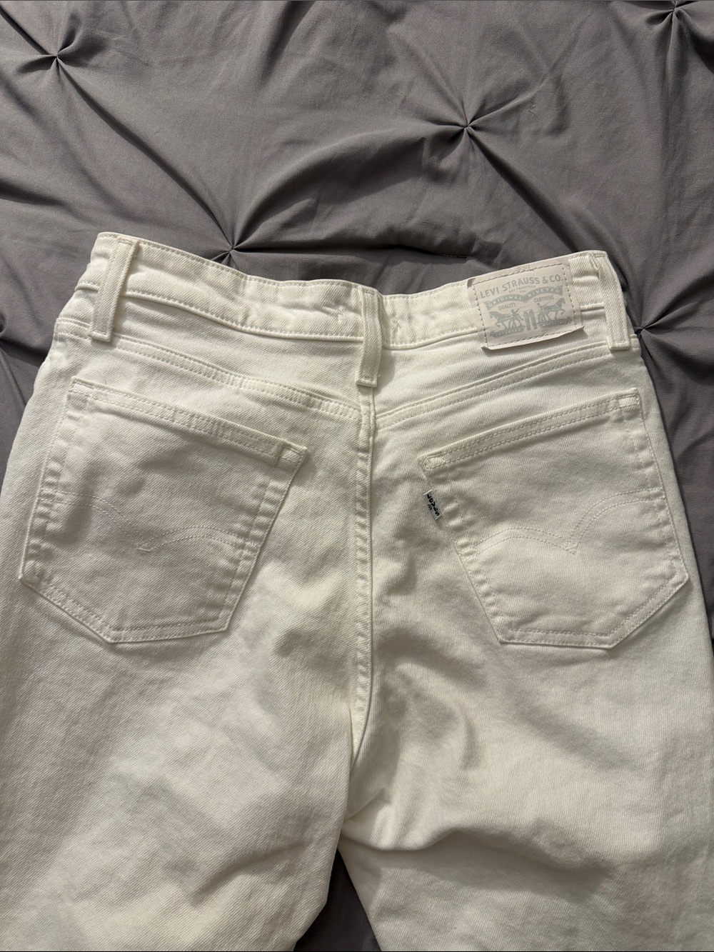 Levi's Women’s White Boot-Cut Jeans